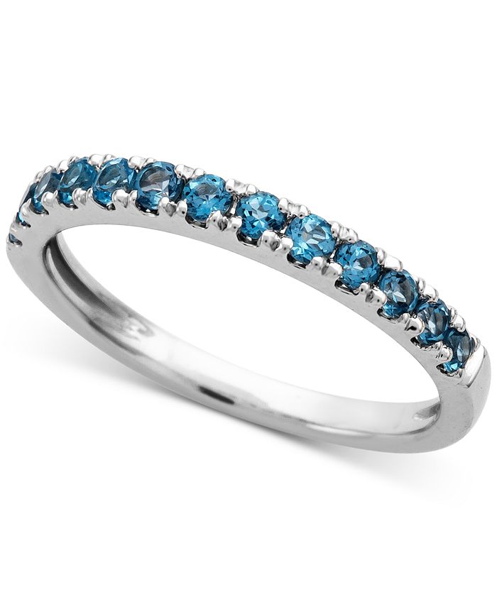 Macy's london blue new arrivals topaz ring