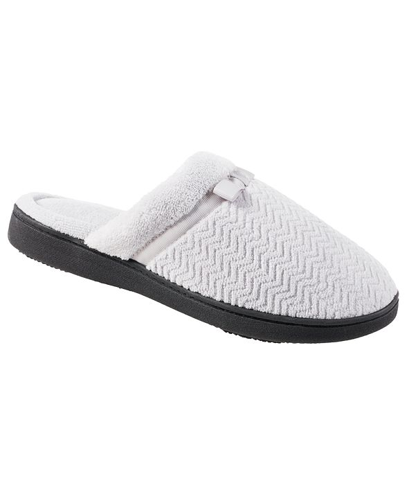 isotoner women's microterry clog