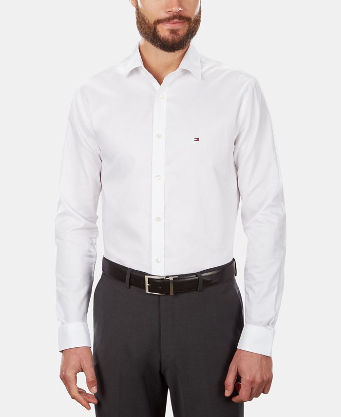 Tommy Men's Slim-Fit Stretch Solid Dress Online Exclusive Created for Macy's & Reviews - Dress Shirts - Men Macy's