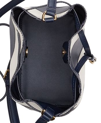 Lauren ralph lauren dryden debby straw 2025 drawstring bag