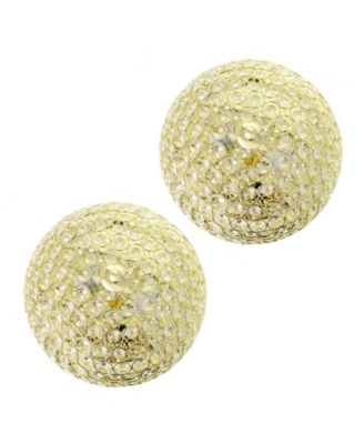 Elegant Designs 2 Light Elipse Crystal Flush Mount Ceiling Light 2 Pack