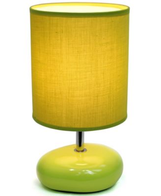 Simple Designs Stonies Small Stone Look Table Bedside Lamp