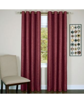 Taylor Lined Grommet Window Curtain Panels