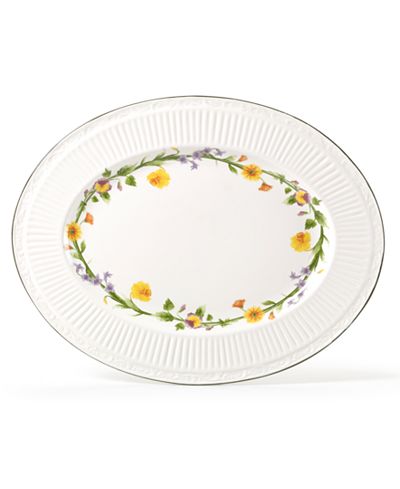Mikasa Dinnerware, Italian Meadow Oval Platter