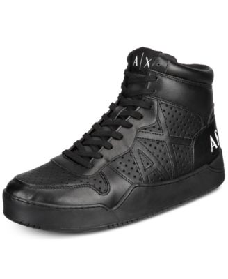 armani exchange black sneakers