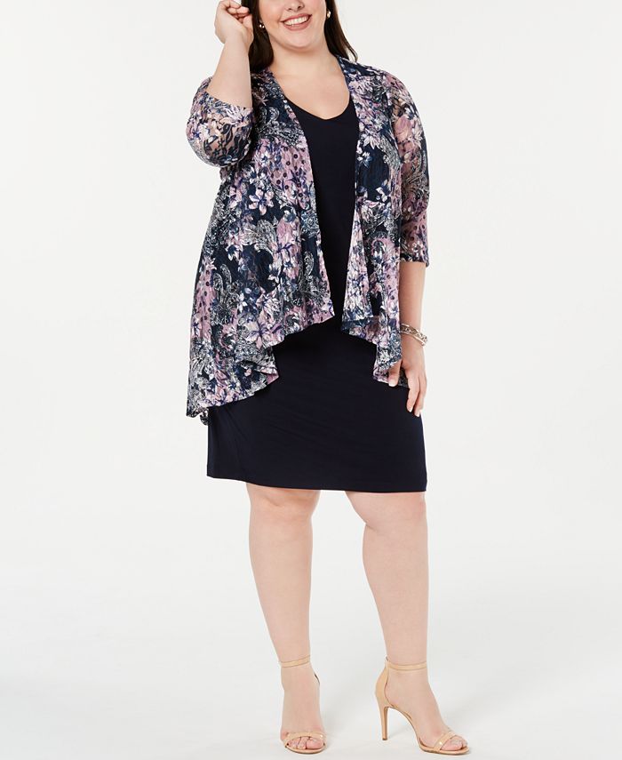 Macy's plus size jacket dresses store