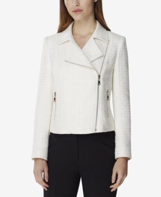 Tahari ASL - Textured Moto Jacket