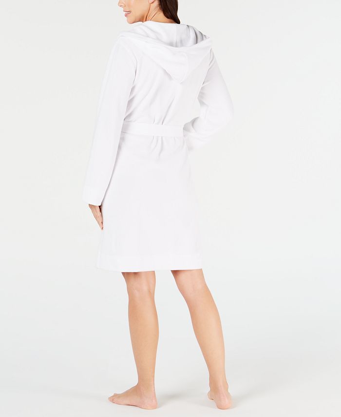 Charter Club Knit Terry Cloth Hooded Robe, Created for Macy's Macy's