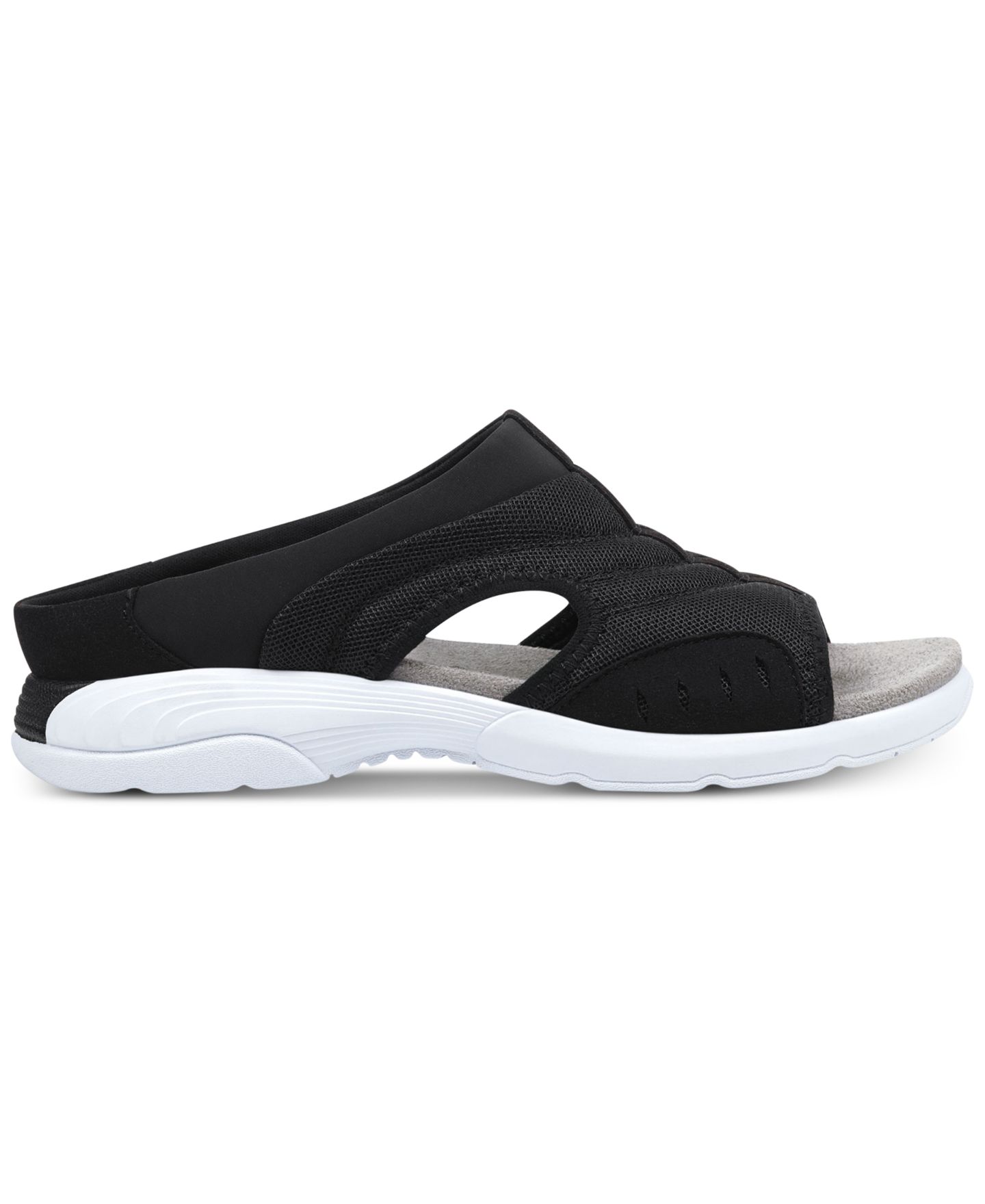 Женские сандалии Easy Spirit Traciee Lightweight Flat Easy-On, цвет: Чёрный — фото 2