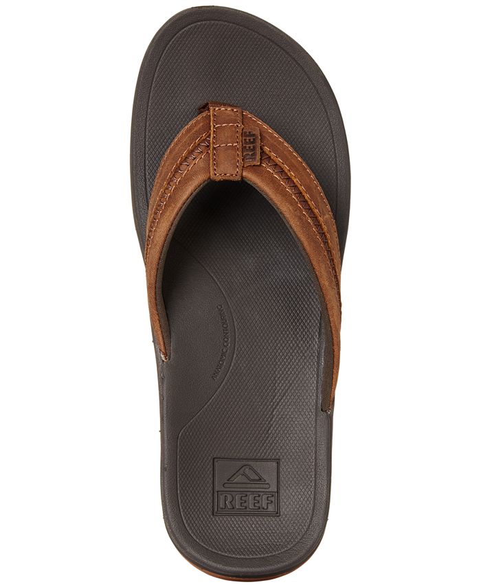 REEF Ortho-Bounce Coast Leather Sandals - Macy's