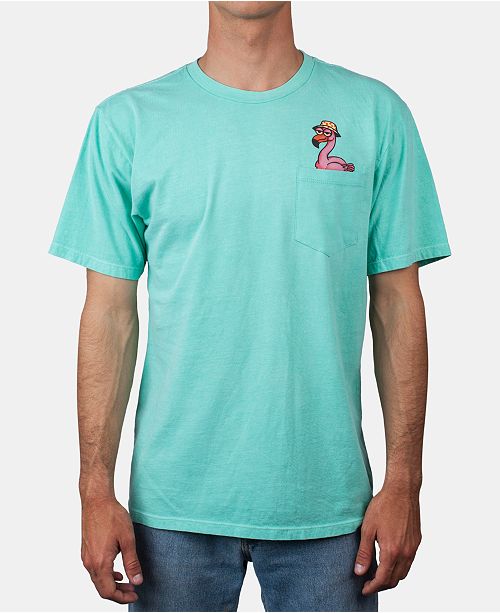 Neff Men S Flamingo Pocket Graphic T Shirt Reviews T Shirts