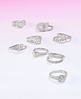 Diamond Halo Bridal Set (1 ct. t.w.) in 14k Yellow or White Gold