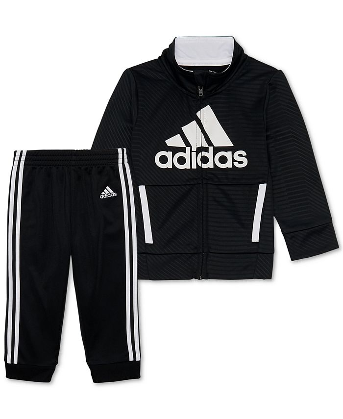 adidas Little Boys 2-Pc. Logo Track Jacket & Pants Set - Macy's