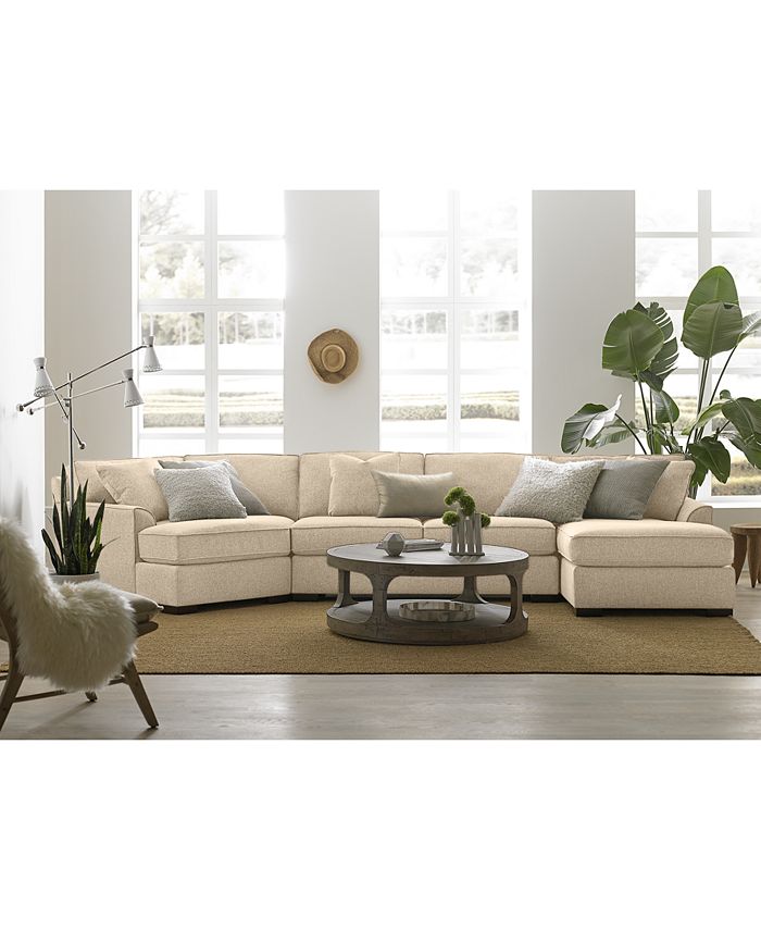 Furniture Carena Fabric Sectional Collection, Created for Macy's