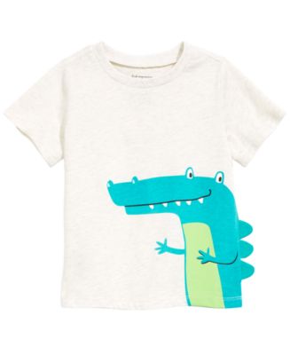 First Impressions Baby Boys Cheeky Alligator Graphic T-Shirt, Created ...