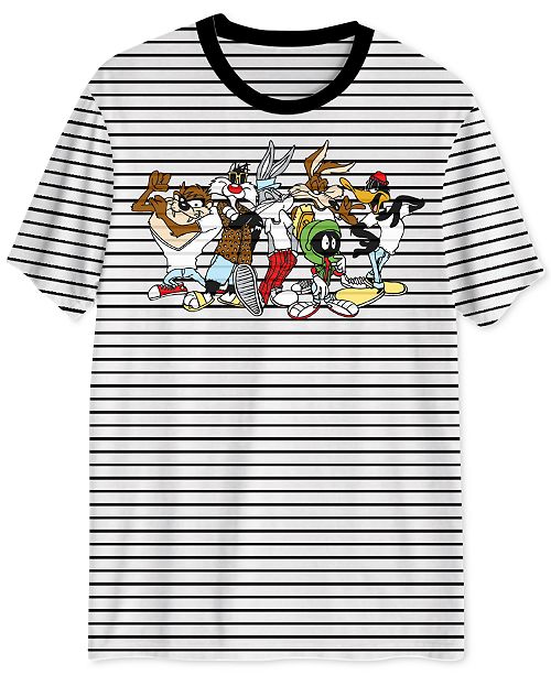 Hybrid Looney Toons Striped Men S T Shirt Reviews T Shirts