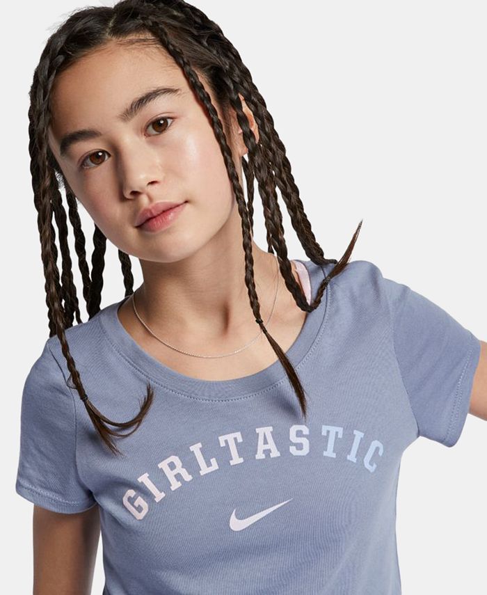 Nike Big Girls Girltastic Graphic T-Shirt - Macy's