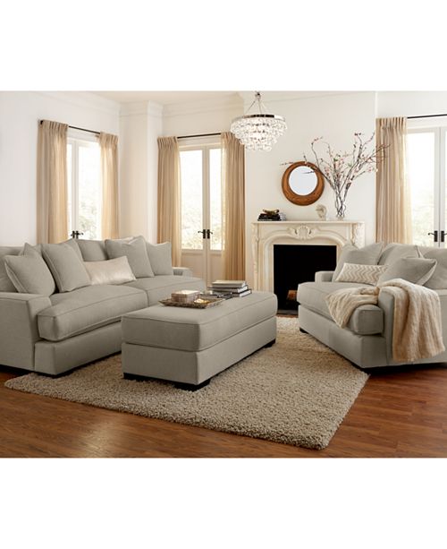 Furniture Ainsley Fabric Sofa Living Room Collection Created For