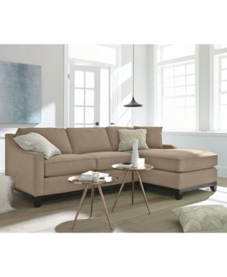 Furniture Keegan Fabric Reversible Sectional and Sofa Collection