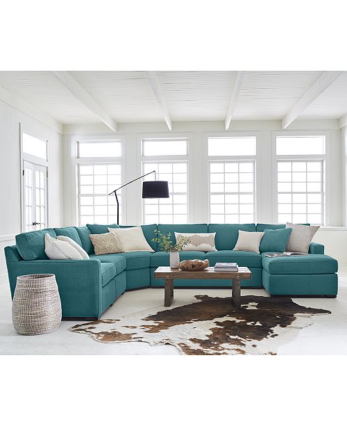 Furniture Radley Fabric Sectional Sofa Collection, Created for Macy's