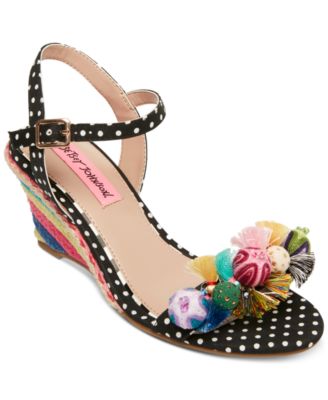 Betsey Johnson Koko Wedge Sandals Macy s