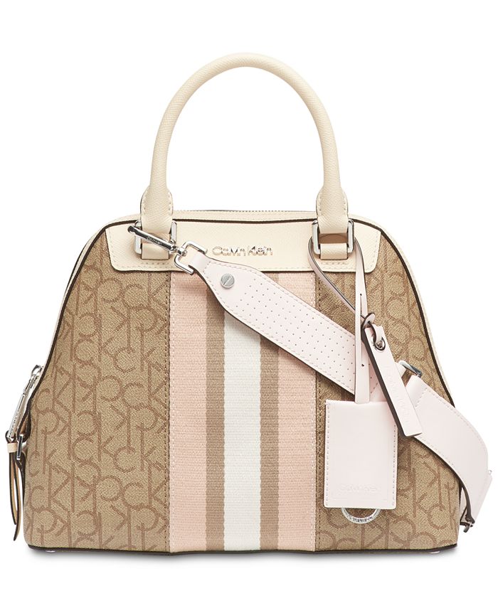 Calvin Klein Clara Signature Satchel Macy s
