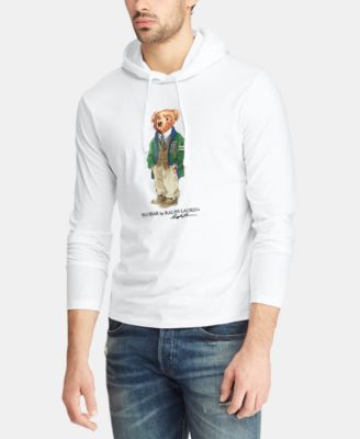 polo bear hooded t shirt