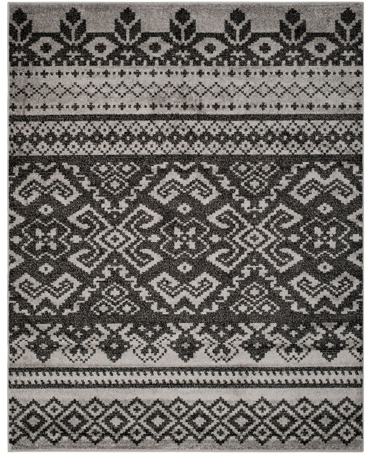 Safavieh Adirondack 9' x 12' Area Rug - Silver/Black