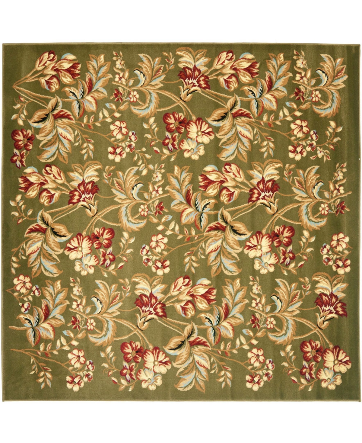 Safavieh Lyndhurst Sage 8' x 8' Square Area Rug - Green Grou