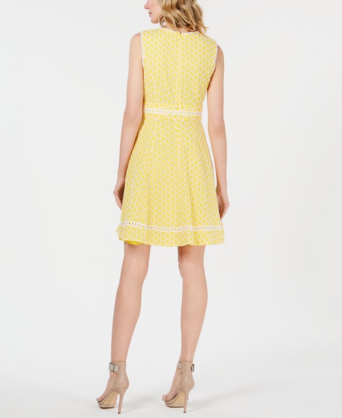 Calvin Klein White Eyelet Dress main image 1