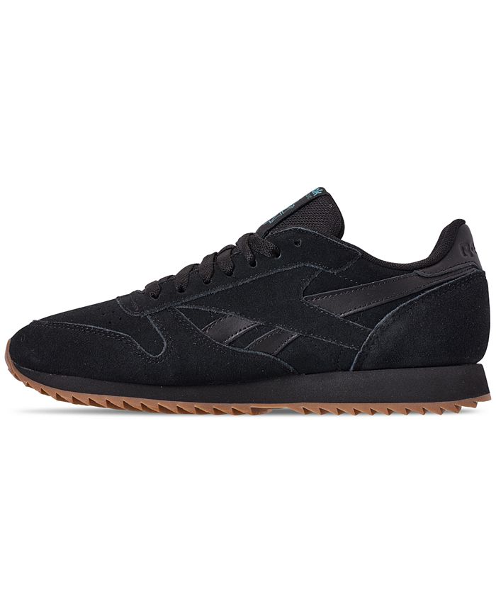 Reebok Men's CL Leather MU Casual Sneakers from Finish Line - Macy's