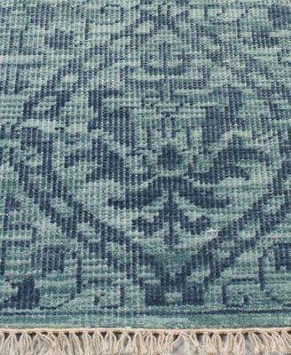 Carah CRH-107 Teal Area Rug
