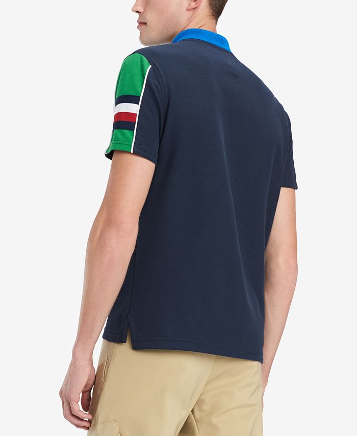 Tommy Hilfiger Men's Reese Colorblocked Polo, Created for Macy's - Macy's