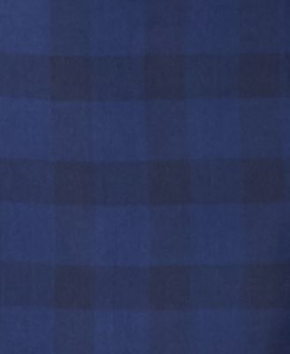 Kenneth Cole Reaction Men's Ready Flex Slim-Fit Stretch Dark Blue Plaid Suit