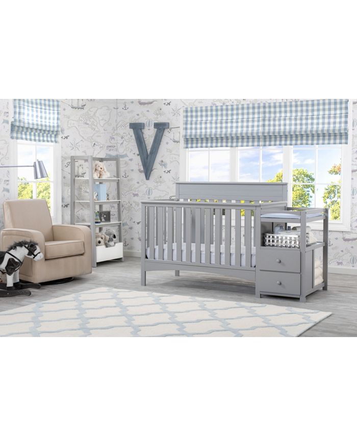 Delta Children Children Presley Convertible Crib and Changer, Quick