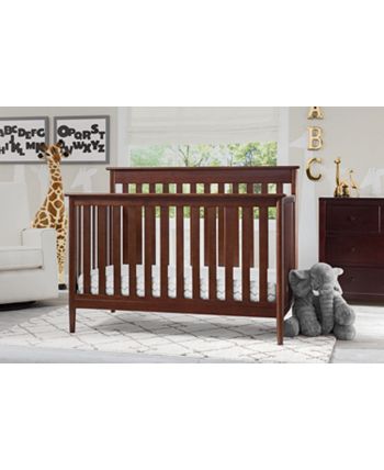 Walnut Delta Children Grayson 3-in-1 Convertible Baby Crib 