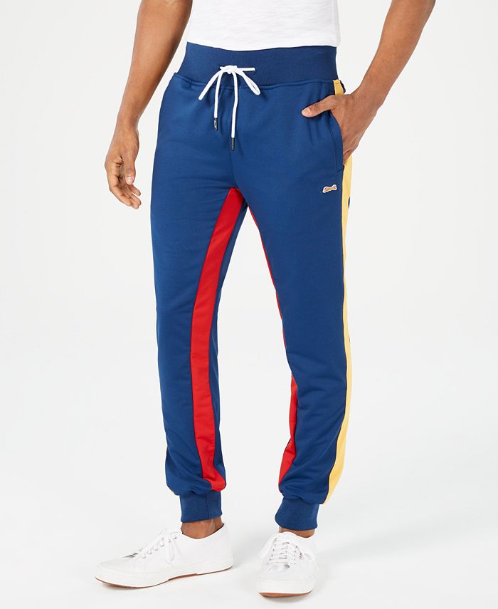 Le Tigre Men S Colorblocked Retro Joggers Reviews Pants Men Macy S