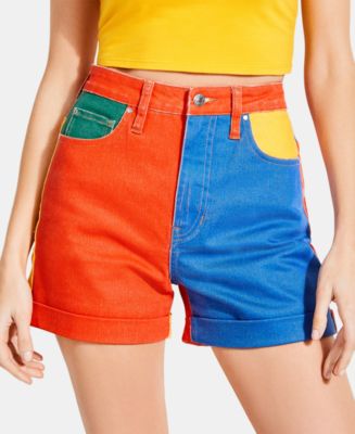 GUESS x J BALVIN Claudia Colorblocked Shorts Macy s