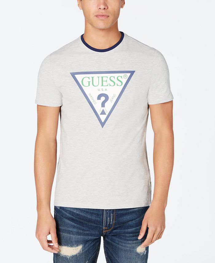 GUESS Men's Logo T-Shirt & Reviews - T-Shirts - Men - Macy's
