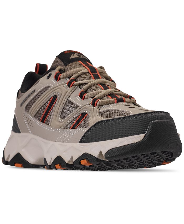 Skechers Men's Relaxed Fit Crossbar Outdoor Walking Sneakers from