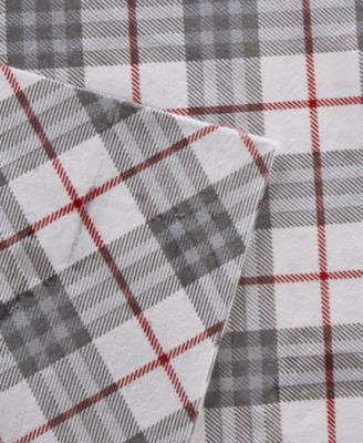 Novelty Printed Cotton Flannel 4-Pc. Sheet Set, California King