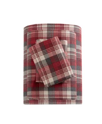 Printed Cotton Flannel 4-Pc. Sheet Set, King