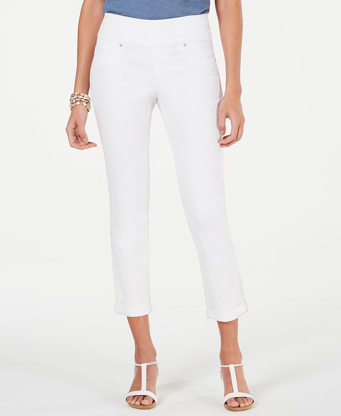 Style & Co Ella Pull-On Boyfriend Jeans, Created for Macy's & Reviews ...