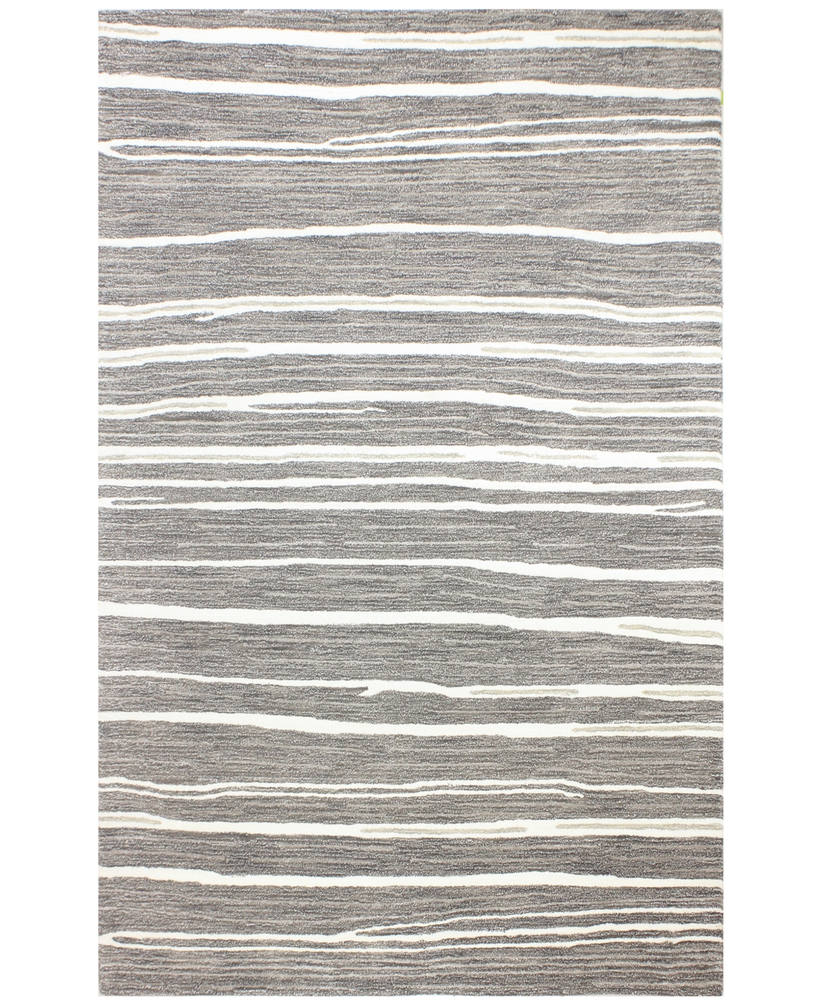 Closeout! Downtown HG356 3'9in x 5'9in Area Rug - Grey