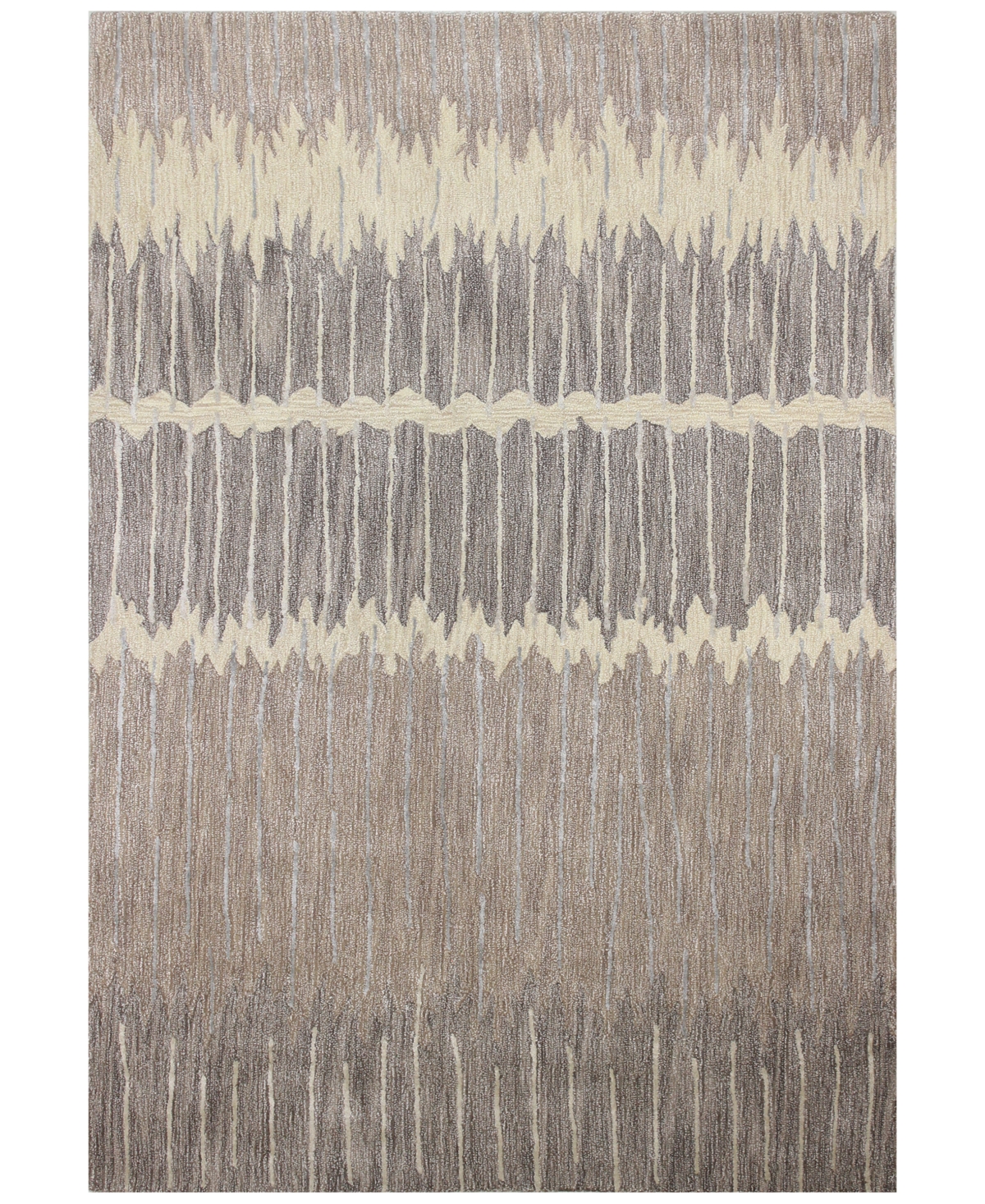 Closeout! Downtown HG373 Taupe 5'6in x 8'6in Area Rug - Taupe