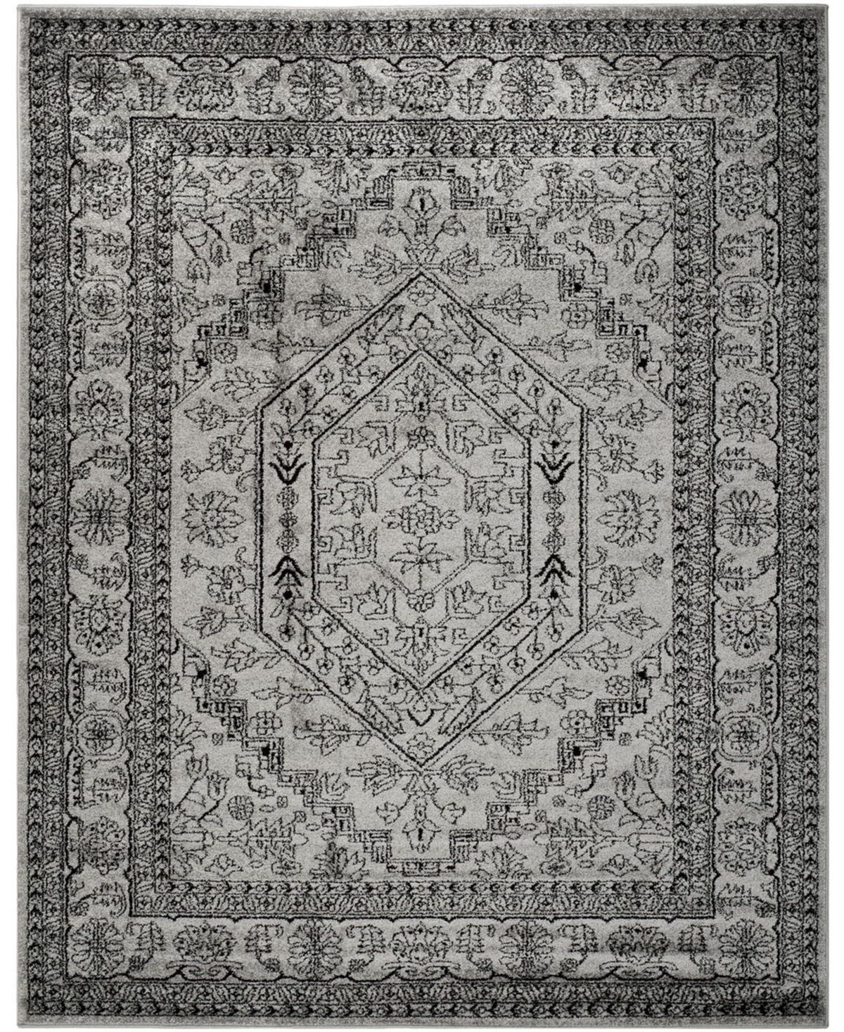 Safavieh Adirondack 9' x 12' Area Rug - Silver/Black