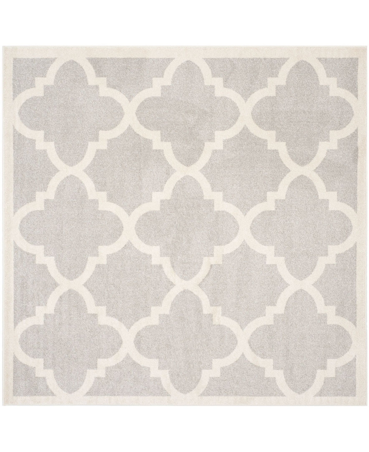 Safavieh Amherst Light Gray and Beige 9' x 9' Square Area Rug - Light Gray