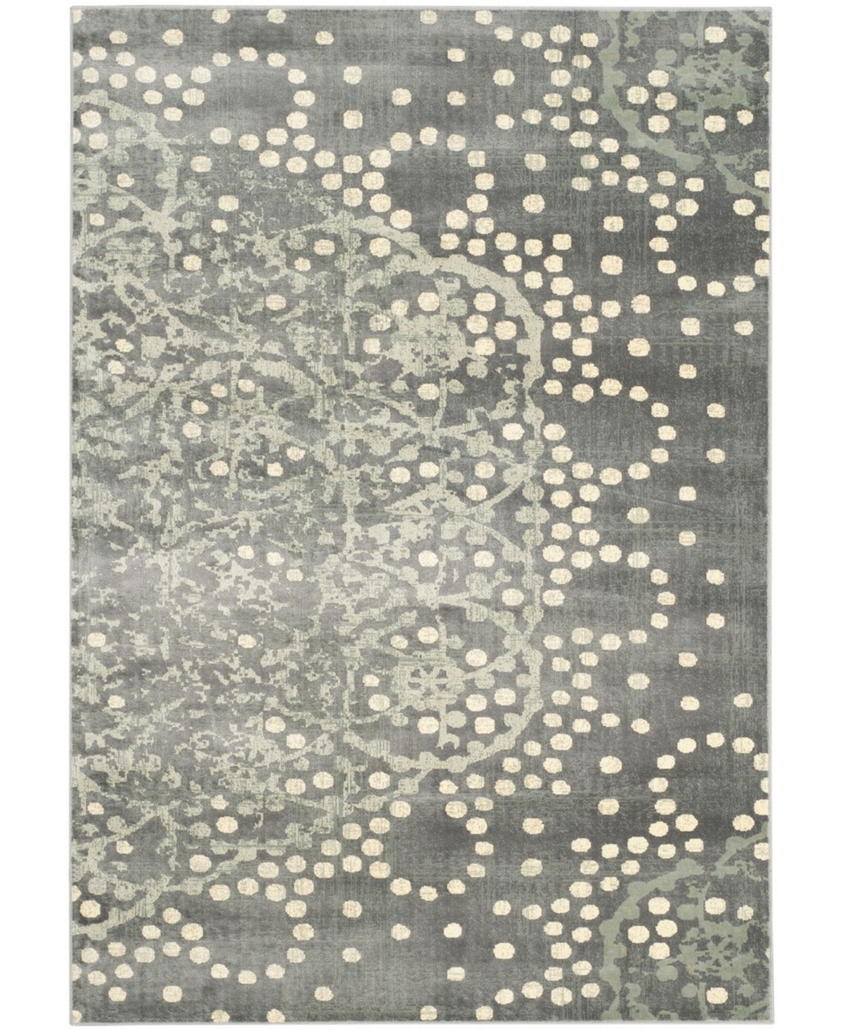 Safavieh Constellation Vintage Gray and Multi 6'7in x 9'2in Area Rug - Grey/multi