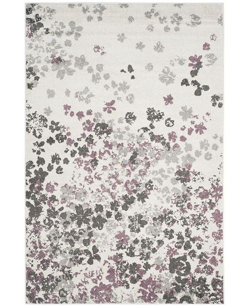 Safavieh Adirondack Ivory And Purple 6 X 9 Sisal Weave Area Rug Reviews Rugs Macy S