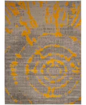 Safavieh Porcello Light Gray and Yellow 9' x 12' Area Rug
